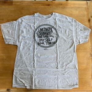 Marvel Pop Thor Gray Graphic Tee Shirt